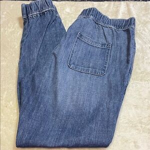 Hollister Relaxed Fit Denim Jeans Elastic Waist and Cuffs